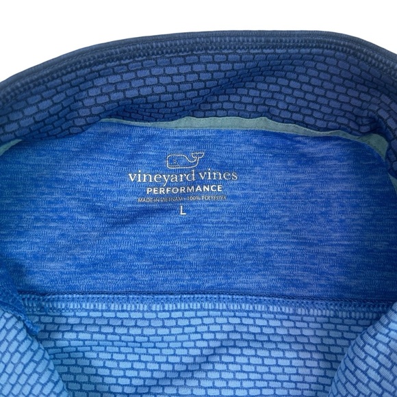 Vineyard Vines Men’s Performance 1/2 Zip Pullover – Blue – Size Large - Picture 6 of 11